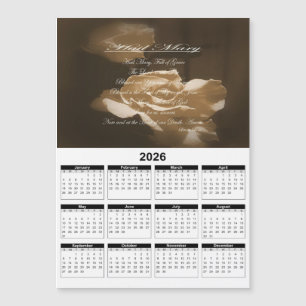 Ave Maria Gebet 2026 Kalender Magnetkarte