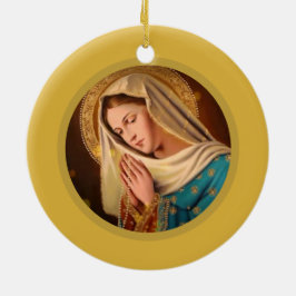 Ave Maria ... Jungfrau Mary Keramik Ornament