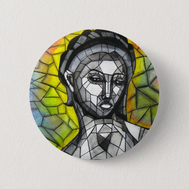 Ave Maria Knopf Button (Vorderseite)
