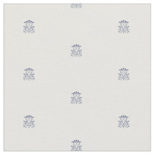 Ave Maria Monogram-Muster Stoff