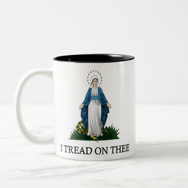 Ave Maria Zweifarbige Tasse (Links)