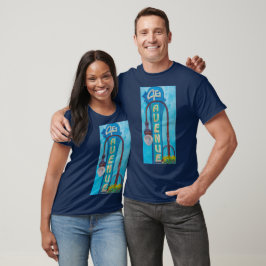 Ave. Marquee & La Mex Anchorage Icons T - Shirt