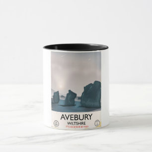 Avebury, Wiltshire Steinkreis vintage Reise. Tasse