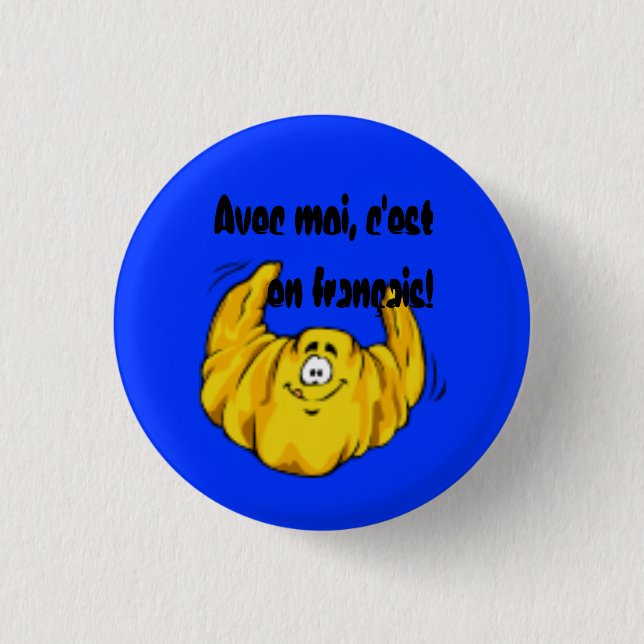 Avec moi, c'est en français! button (Vorderseite)