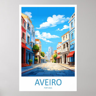 Aveiro Park Vintage Plakat Ski National Reise