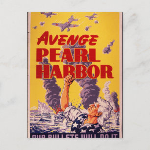 Avenge Pearl Harbor Postkarte