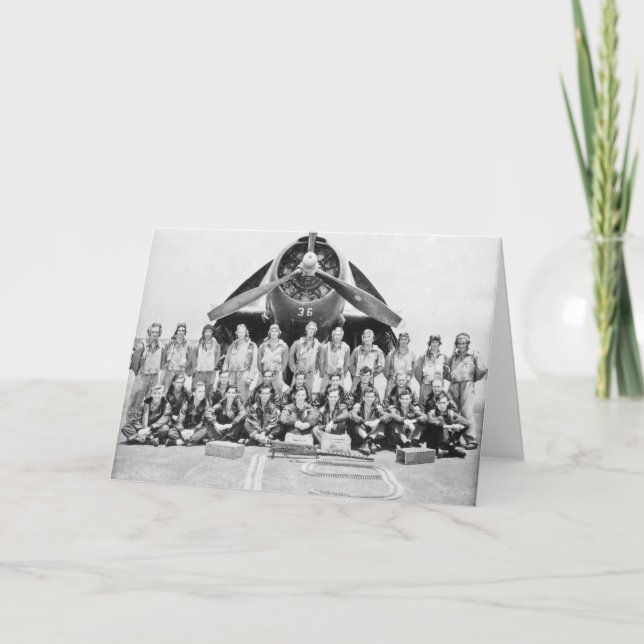 Avenger Aviators während des Zweiten Weltkriegs Karte (Vorderseite)