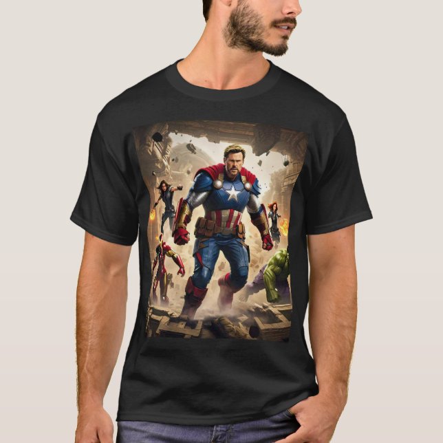 Avengers erobern den alten Ruinen-T - Shirt (Vorderseite)