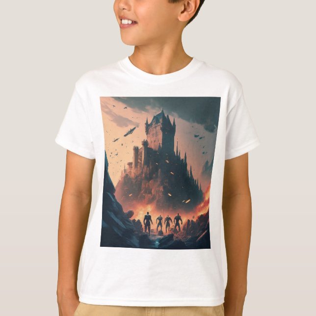 Avengers verteidigen das Schloss T-Shirt (Vorderseite)