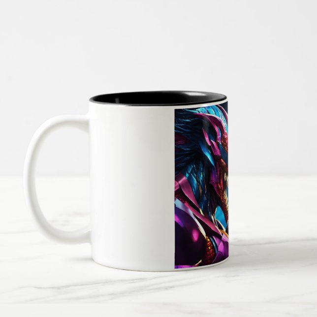 Avengers vs. Dämonen: Epischer Kampf in der Unterw Zweifarbige Tasse (Links)