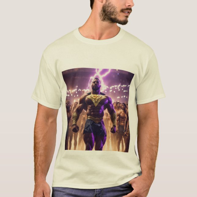: Avengers vs Robots - Labrador Showdown T-Shirt (Vorderseite)