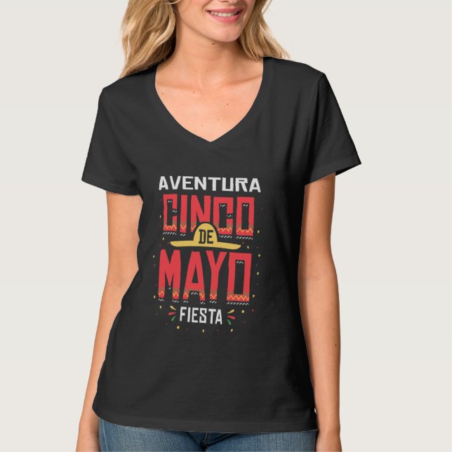 Aventura Florida Cinco de Mayo Celebration Geschen T-Shirt (Vorderseite)