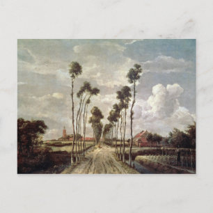 Avenue at Middelharnis, 1689 Postkarte