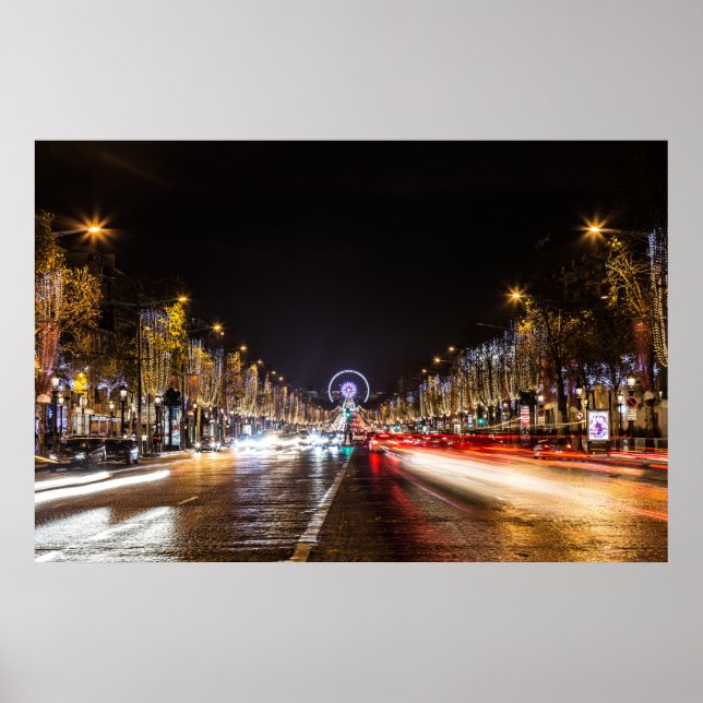 Avenue Champs-Elysees Poster (Vorne)