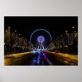 Avenue Champs-Elysees Poster