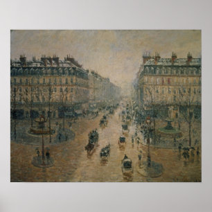 Avenue de L'Opera, Paris, 1898 Poster