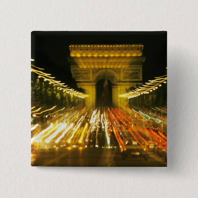 Avenue des Champs-Elysees, Triumphbogen, Button (Vorderseite)