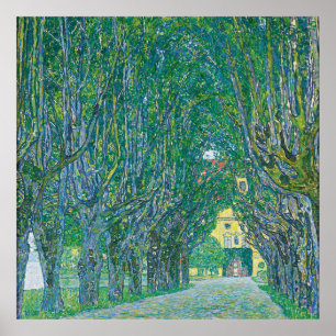 Avenue in der Parkmalerei von Gustav Klimt Poster