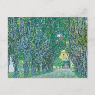 Avenue in der Parkmalerei von Gustav Klimt Postkarte