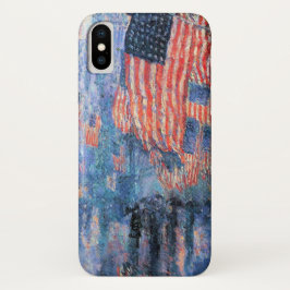 Avenue in Rain von Frederick Childe Hassam iPhone 16 Hülle