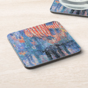 Avenue in Rain von Frederick Childe Hassam Getränkeuntersetzer