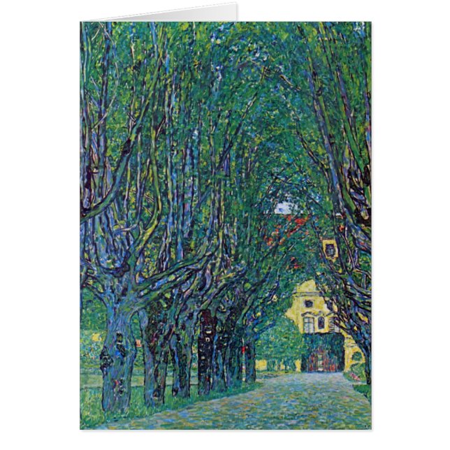 Avenue in Schloss Kammer Park bei Gustav Klimt (Vorne)