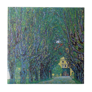 Avenue in Schloss Kammer Park bei Gustav Klimt Fliese