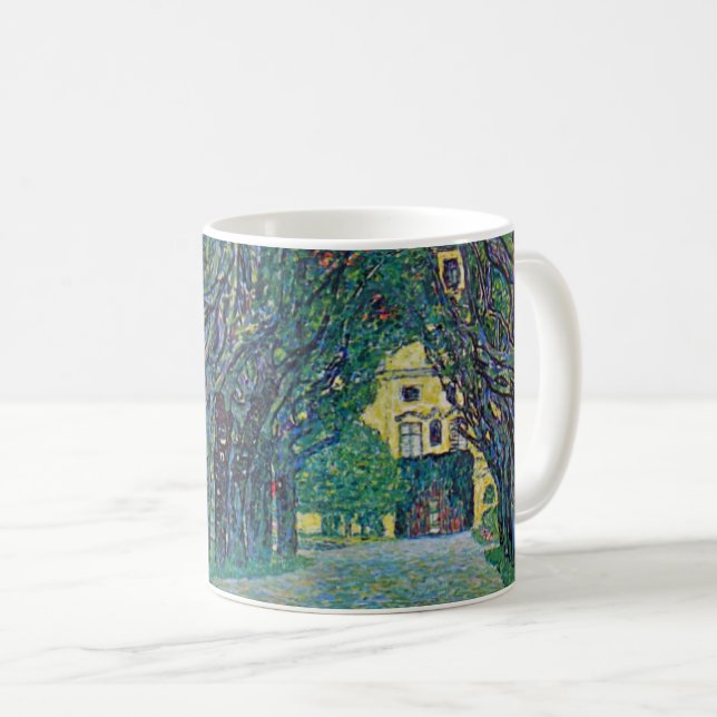 Avenue in Schloss Kammer Park bei Gustav Klimt Kaffeetasse (VorderseiteRechts)