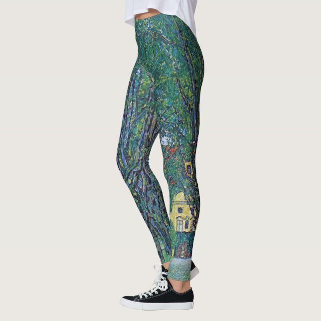 Avenue in Schloss Kammer Park bei Gustav Klimt Leggings (Links)