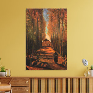 Avenue of Poplars im Herbst von Vincent van Gogh Leinwanddruck