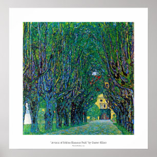 Avenue of schloss kammer Park Kunst, Dichtung und  Poster