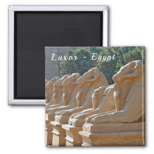 Avenue of Sphinxes in Karnak Temple - Ägypten Magnet