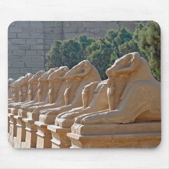 Avenue of Sphinxes in Karnak Temple - Ägypten Mousepad (Vorne)