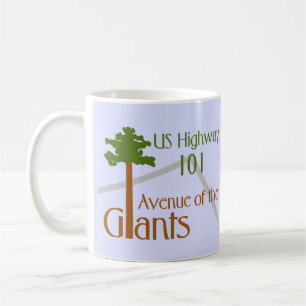Avenue of the Giants Coffee Tasse