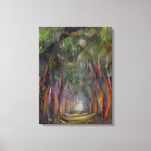 Avenue of the Oaks - Canvas Print Leinwanddruck (Vorderseite)