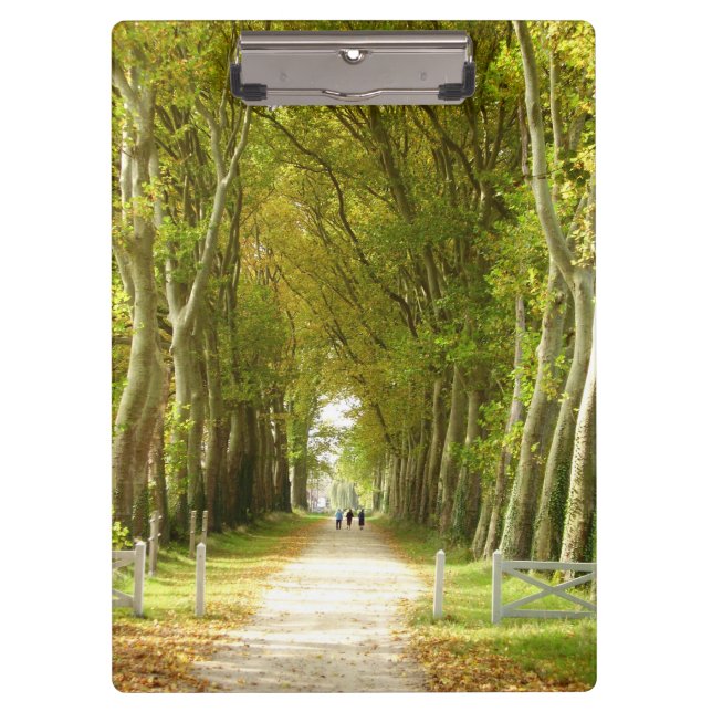 Avenue of Trees Clipboard Klemmbrett (Vorderseite)
