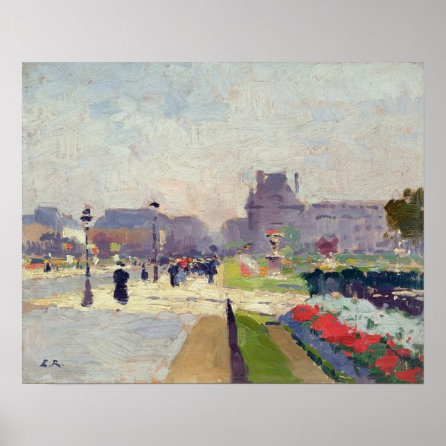 Avenue Paul Deroulede, Tuileries, Paris Poster (Vorne)