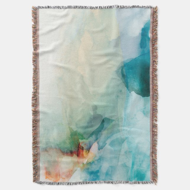 Aversion - Blue Watercolor Decke (Vorderseite Vertikal)