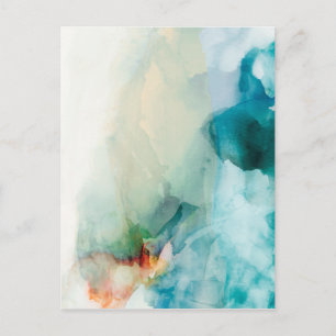 Aversion - Blue Watercolor Postkarte