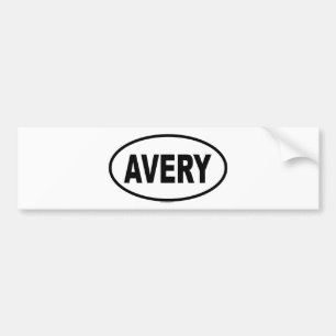 AVERY AUTOAUFKLEBER