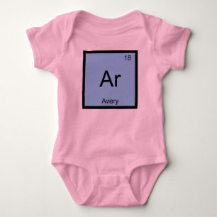 Avery Name Chemie Element Periodensystem Baby Strampler