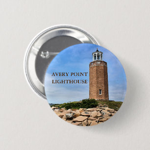 Avery Point Lighthouse, Connecticut-Button Button