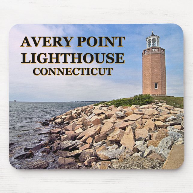 Avery Point Lighthouse, Connecticut Mousepad (Vorne)