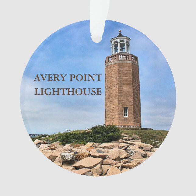 Avery Point Lighthouse, Connecticut Ornament (Vorderseite)
