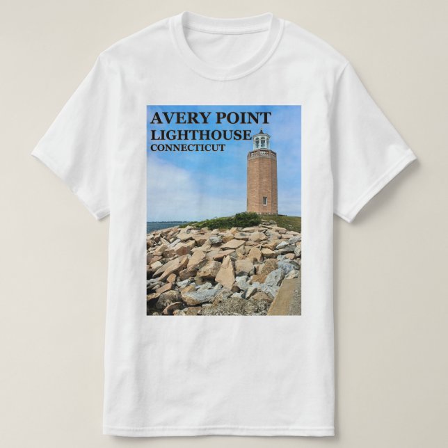 Avery Point Lighthouse, Connecticut T - Shirt (Design vorne)