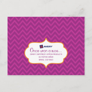 Avery SocialLuxe Postcard Postkarte