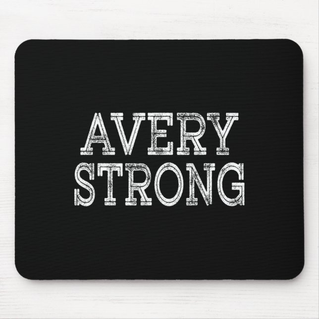 Avery strong squad family reunion last name team  mousepad (Vorne)