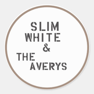 Averys-Aufkleber (Blatt mit 6) Runder Aufkleber