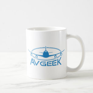 AvGeek Kleid Kaffeetasse