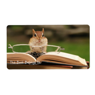 Aviales Chipmunk-Buchzeichen